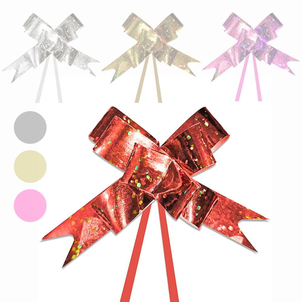 Kit Com 100 Unidades Laço Fácil Metalizado Furta Cor 12mm x 20 cm Tamanho P em Oferta na Shopee