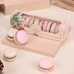 20 CAIXA COM BERÇO PARA MACARONS CANDURA 5378 ( JANGO NATAL 2025 ) 5317