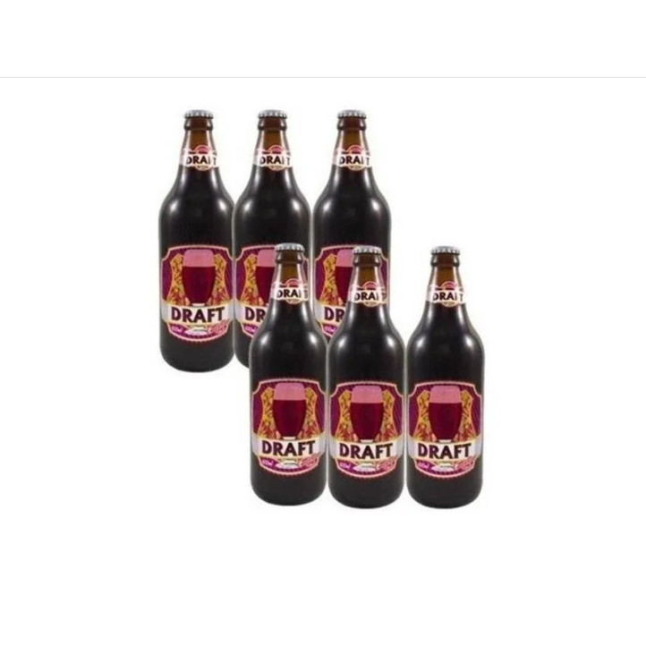 CHOPP DE VINHO DRAFT 600ML KIT 6 UNIDADES