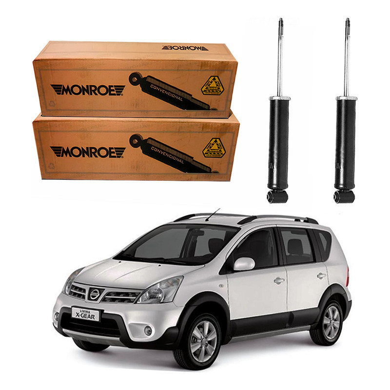 Amortecedor Traseiro Monroe Livina X Gear 1.6 2009 A 2014 em Oferta na Shopee
