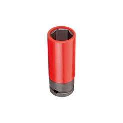 Soquete Impacto Sext Longo 21mm Enc 1/2 Liga Leve Gedore Red Vermelho R63042116