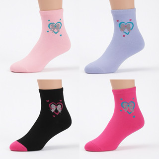 12 Pares de Meias Infantis Menina até 12 Anos Coloridas | em Oferta na Shopee