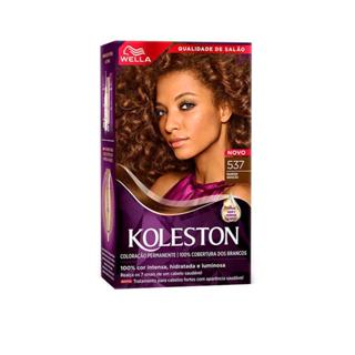 Tinta de Cabelo Koleston Marrom Sedução 537 em Oferta na Shopee