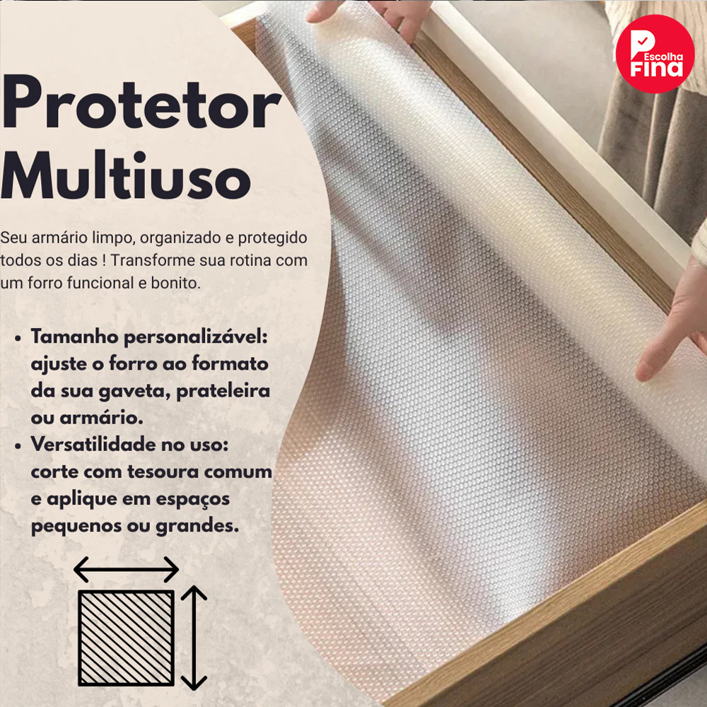 Forro Antiderrapante com Dupla Proteção Impermeavel e Resistente ao Desgaste Material Ecologico Transparente em Oferta na Shopee
