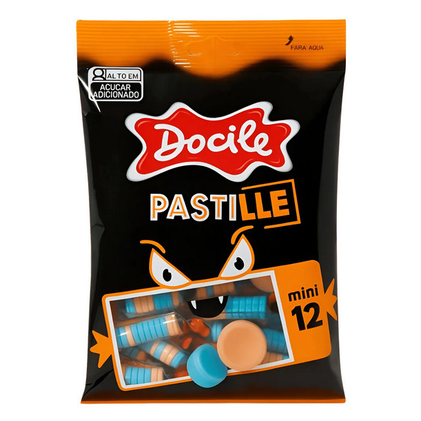 Pastilha Pastille Mini 12 Halloween Docile 290g