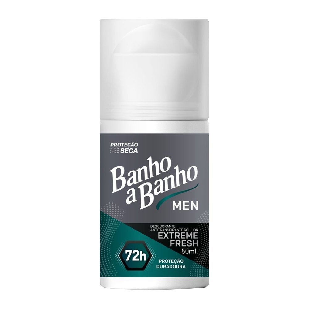 Desodorante Banho a Banho Roll-On Masculino Extreme Fresh 50ml em Oferta na Shopee