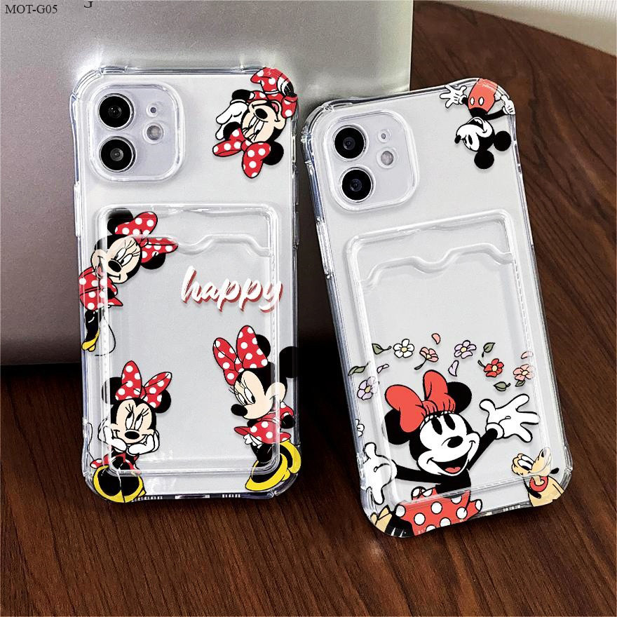 Capa Card Para Motorola Moto G24 G35 G15 G22 G05 G75 G20 G84 G30 G10 Edge 50 Fusion 5G Capinha Silicone Case 6053 KBK em Oferta na Shopee