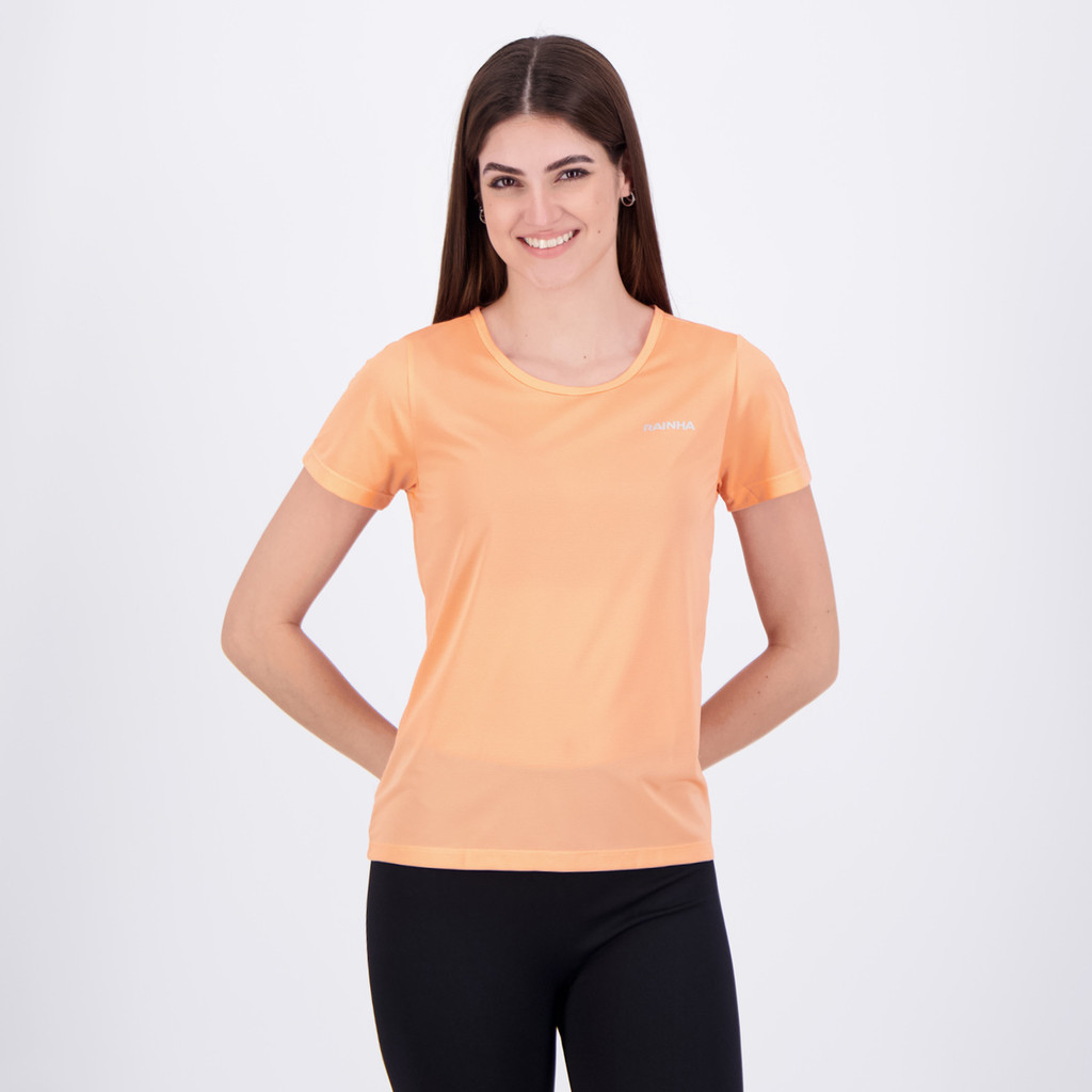 Camiseta Rainha Feminina Laranja em Oferta na Shopee