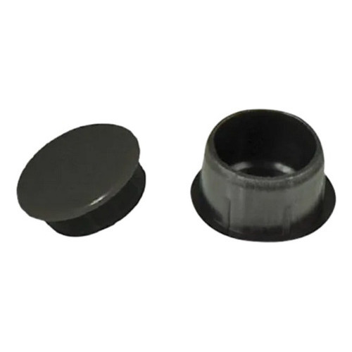 Tapa Furo Plástico Para Furo 8mm Preto  Pct C/ 100 Un