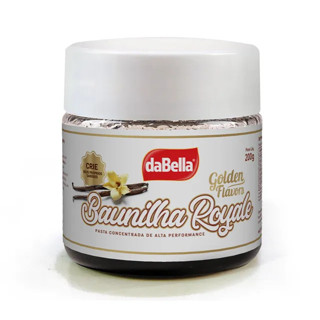 Pasta Saborizante Concentrada Baunilha Royale DaBella 200g Golden Flavors | Variações com Mais Unidades em Oferta na Shopee