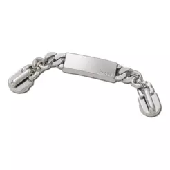 Jibbitz™ Corrente De Etiqueta Prata Único