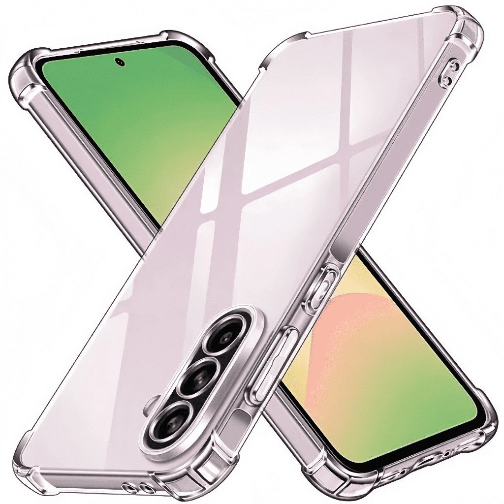 Transparente Capa Capinha Para Samsung Galaxy A17 A37 A57 A07 A56 A36 A26 A55 A06 A16 A35 A15 A25 A14 A24 A34 A54 Case