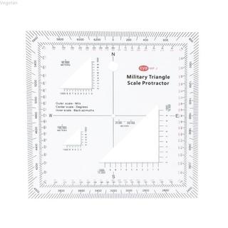 Transferidores Para Aventura Navegação Marítima MGRS USNG Escala Coordenada Mapa Topográfico Transparente
