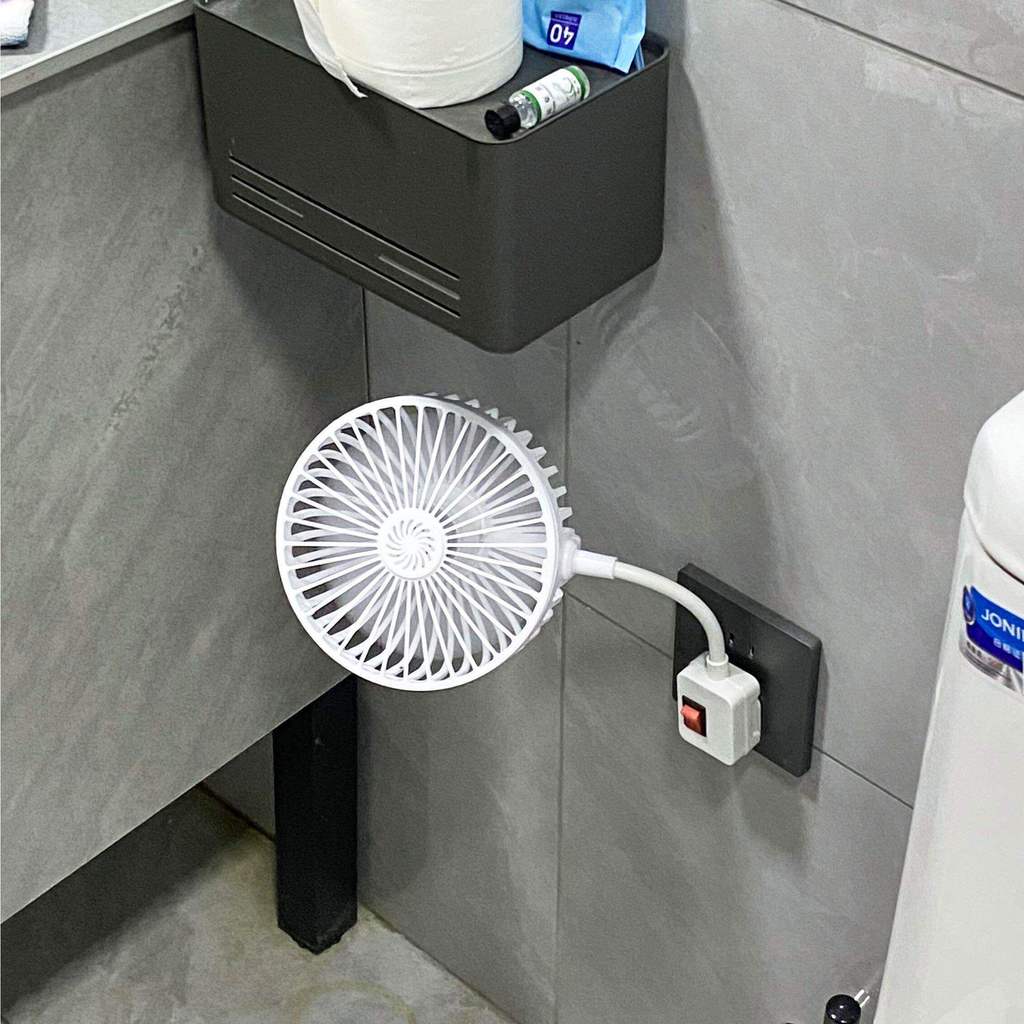 Super poderoso pequeno ventilador toalete dedicado Mini resfriamento silencioso fixado na parede portátil Universal três