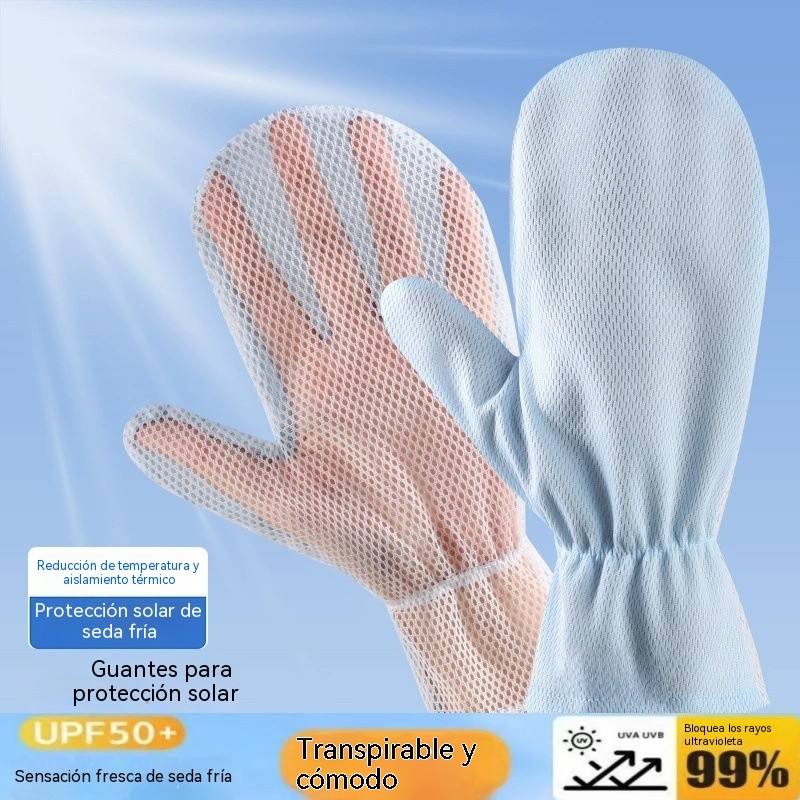 Luvas curtas de verão para dirigir, com proteção solar, adequadas para ciclismo ao ar livre, confortáveis, com proteção 