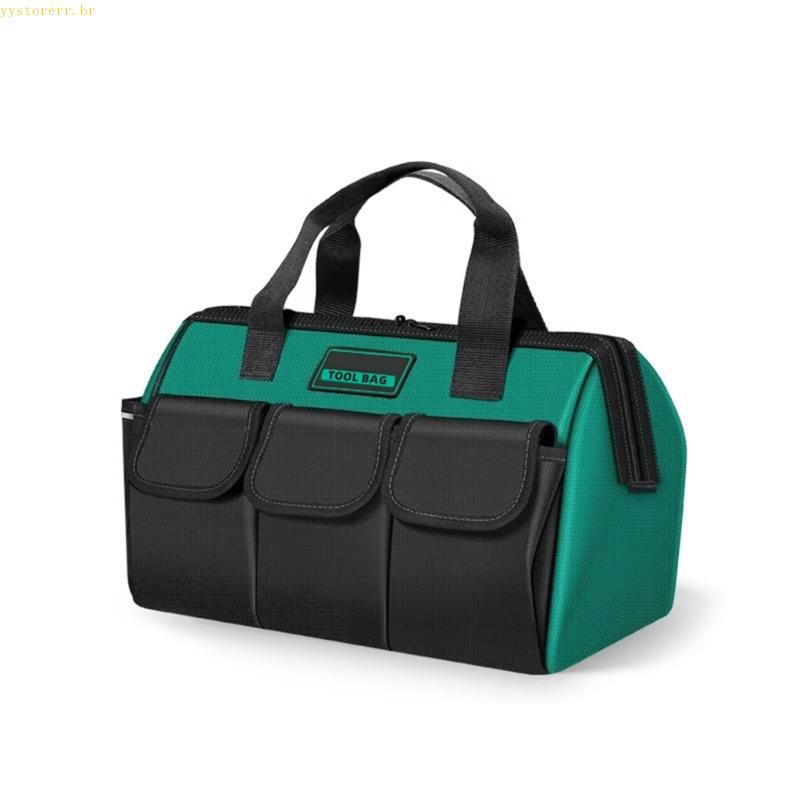 YYS Bolsa Ferramentas Boca Larga 13 Polegadas Capacidade Para Homens Ferramenta Portátil Casa