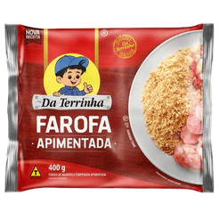 Da Terrinha Farofa Pronta Apimentada 400g