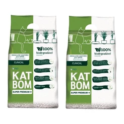 Granulado Higiênico 2 un Katbom Clinical 3kg Para Gatos