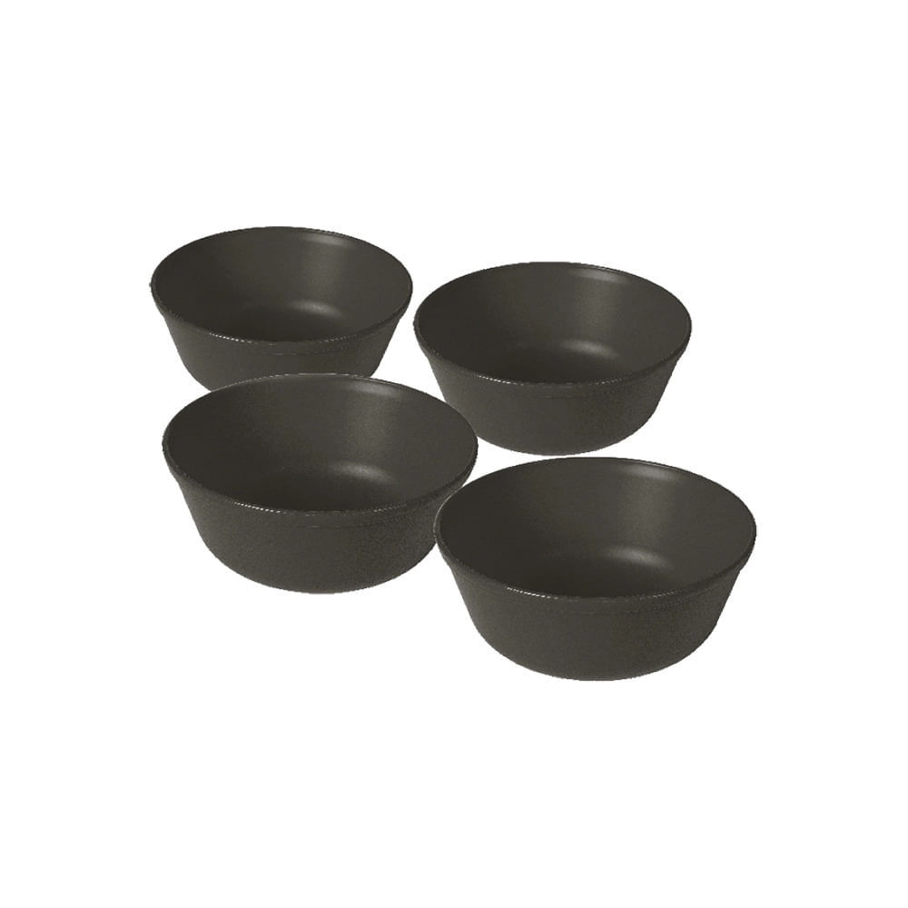 Conjunto de 4 Bowls 450ml BO0103 São Bernardo Preto