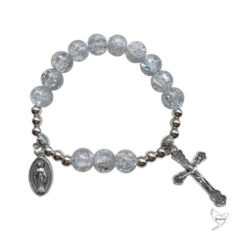 Imagem Rosário De Oração Com Contas De Madeira-Mala De Meditação Budista Artesanal