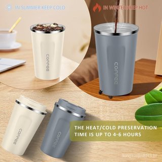 CS COSDDI Copo Térmico de Aço Inoxidável de 12 oz - Caneca de Viagem para Café à Prova de Derramamento com Tampa - Copos