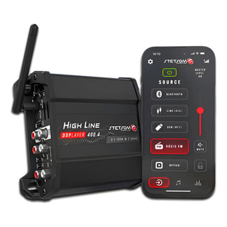 Modulo Amplificador Stetsom Hl400.4 Dsplayer Bluetooth 2 Ohm