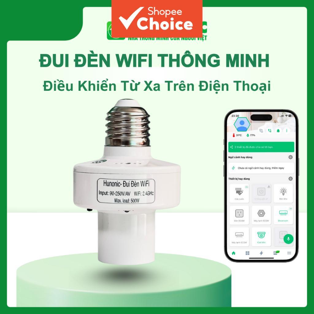 Suporte Para Lâmpada Inteligente WiFi – 500W E27 App Remote Temporizador Controle De Voz 2.4GHz 220V