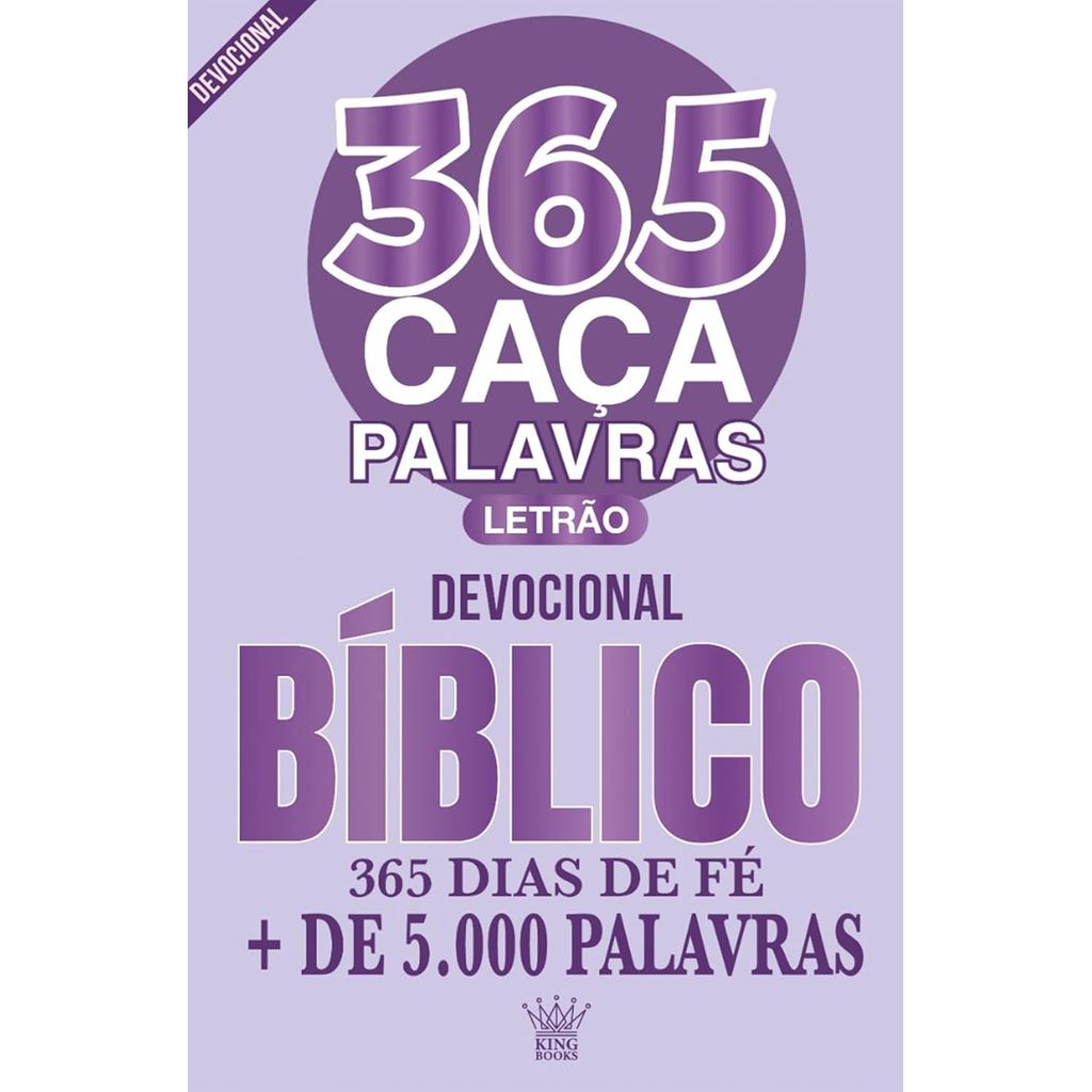 365 Caça-Palavras Letrão + de 5000 Palavras | Almanaque Passatempos Sabe-Tudo | Devocional Bíblico