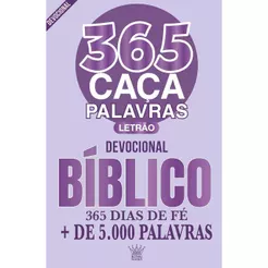 365 Caça-Palavras Letrão + de 5000 Palavras | Almanaque Passatempos Sabe-Tudo | Devocional Bíblico