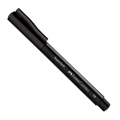 Caneta hidrográfica SuperSoft Preto 1.0mm BPSS/PRZF\356599 Faber-Castell