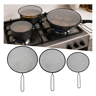 Tela de Proteção Anti Respingo Gordura Fritura Frigideira Fogão Cozinha 3 Tamanhos