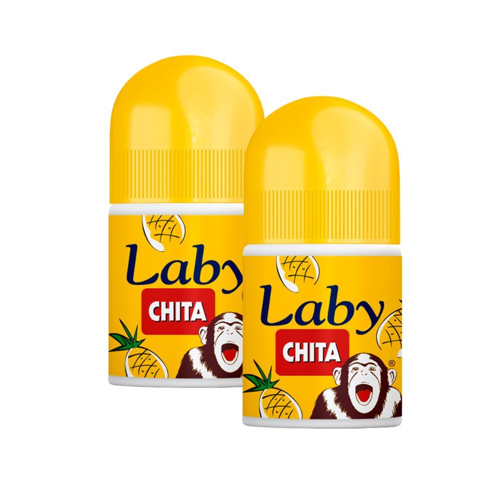 Kit 2 Protetor Labial Laby Chita FPS 8 Abacaxi 3,5g