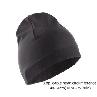 Gorro esportivo para corrida no inverno, quente e à prova de vento, gorro de malha macio e respirável.