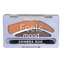 SOMBRA DUO PARA SOBRANCELHAS RUBY ROSE FEELS MOOD 02 1,8G