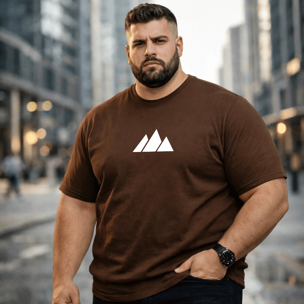 Camiseta Masculino Plus Sise Estampada Piramede Blusa 100% Algodão Do P ao GG Tamanho Normal, do G1 Ao G5 Plus Sise