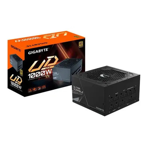 Fonte Gigabyte UD1000GM PG5 1000W 80 Plus Gold Modular ATX 3.0 PCIe 5.0 Preto