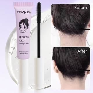 Penifen creme de arrumação de cabelo quebrado ferramenta útil líquido creme de cabelo quebrado creme fixo estilo Anti-Fr