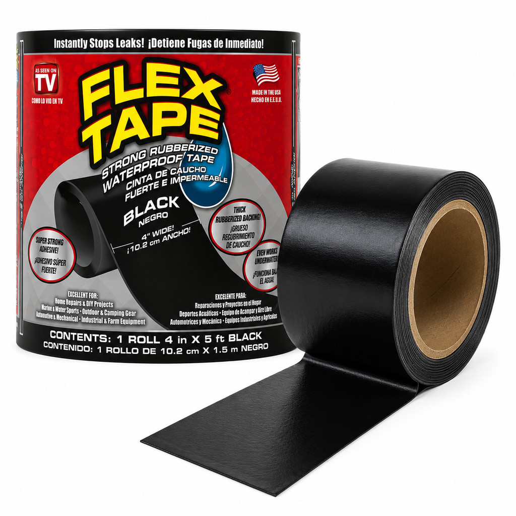 Flex Tape Fita Impermeável Veda Vazamentos Alta Resistência Acabe Com Vazamentos Reparo Instantâneo Impermeável Multiuso