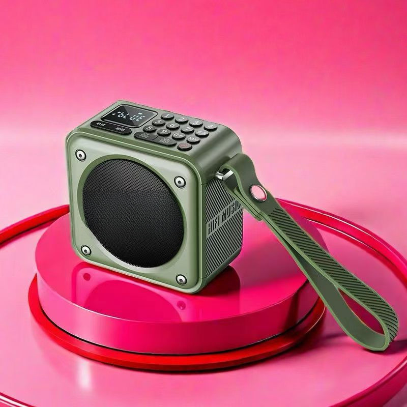 Novo u Mini alto-falante Bluetooth ao ar livre de alto Volume portátil áudio u disco Plug pequeno Subwoofer áudio