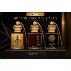 Kit 3 Cheirinho Carro de Luxo Qaulidade Carro Grife Aromatizante Automotivo Essência Concentrada