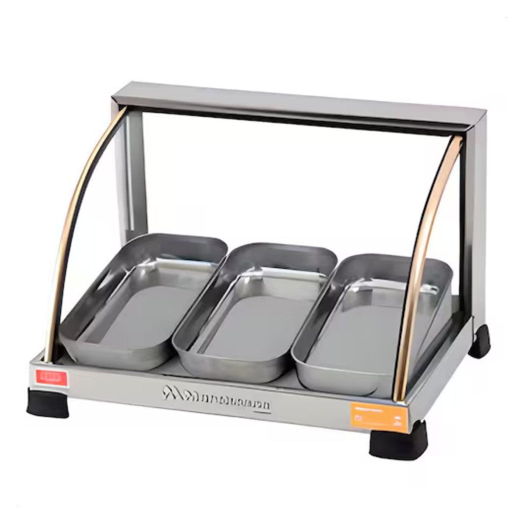 ESTUFA PARA SALGADOS MARCHESONI 3 BANDEJAS INOX 220V