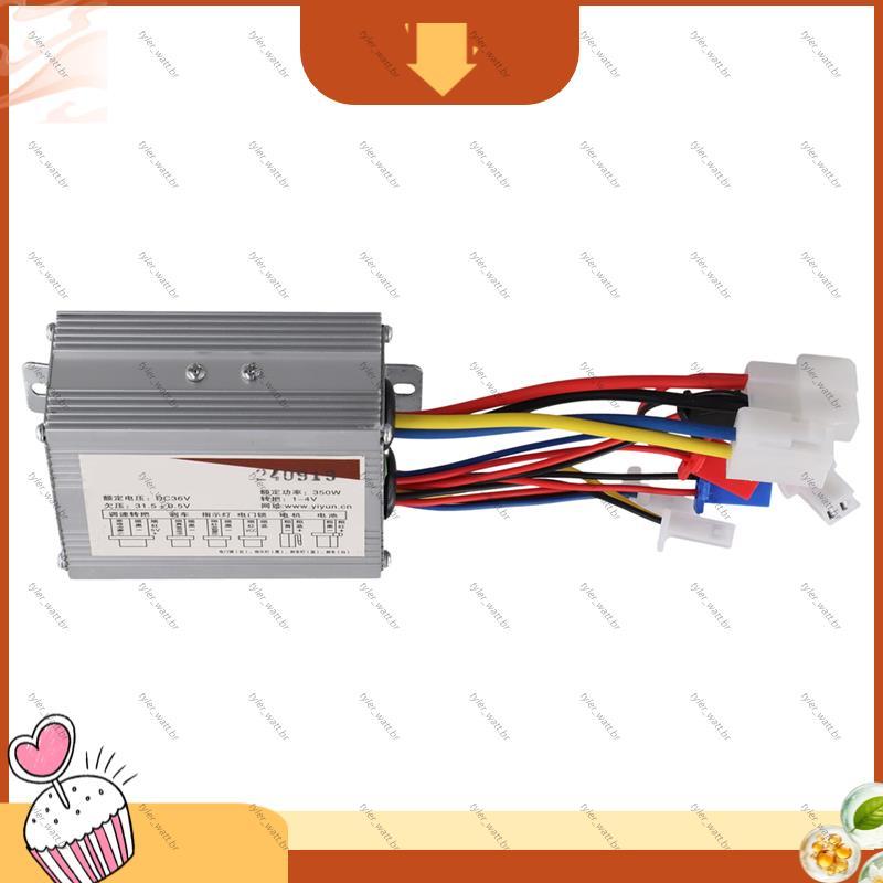 Controlador Escovado Para Bicicleta Elétrica 36V 350W De Scooter Elétrico Escova Velocidade Do Motor DC
