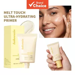 Lakerain Melt Touch Ultra-Hidratante Primer - Base 3 em 1 com Manteiga de Karité, Ceramidas, e Esqualano 30ml