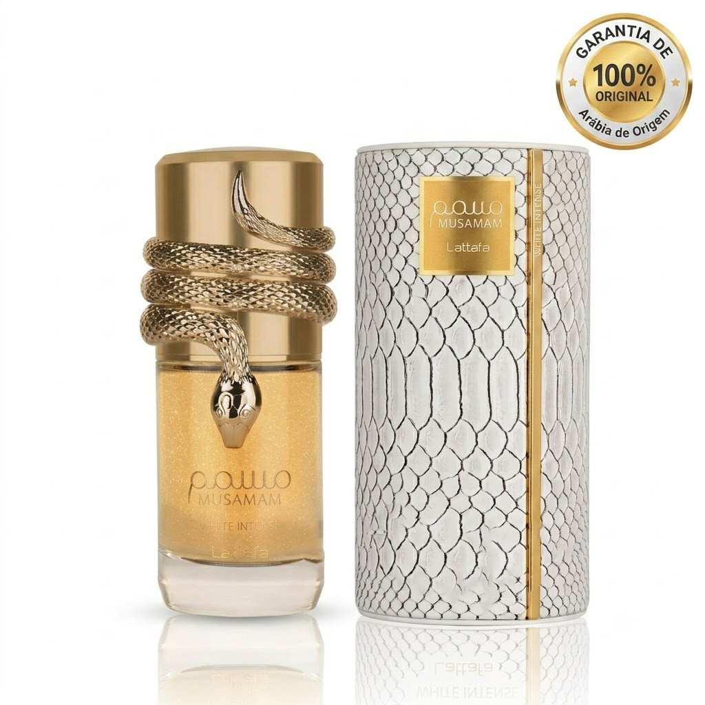 ⚡ Frete Grátis | Perfume Árabe Musamam White 100ml EDP Original Lacrado 🤍