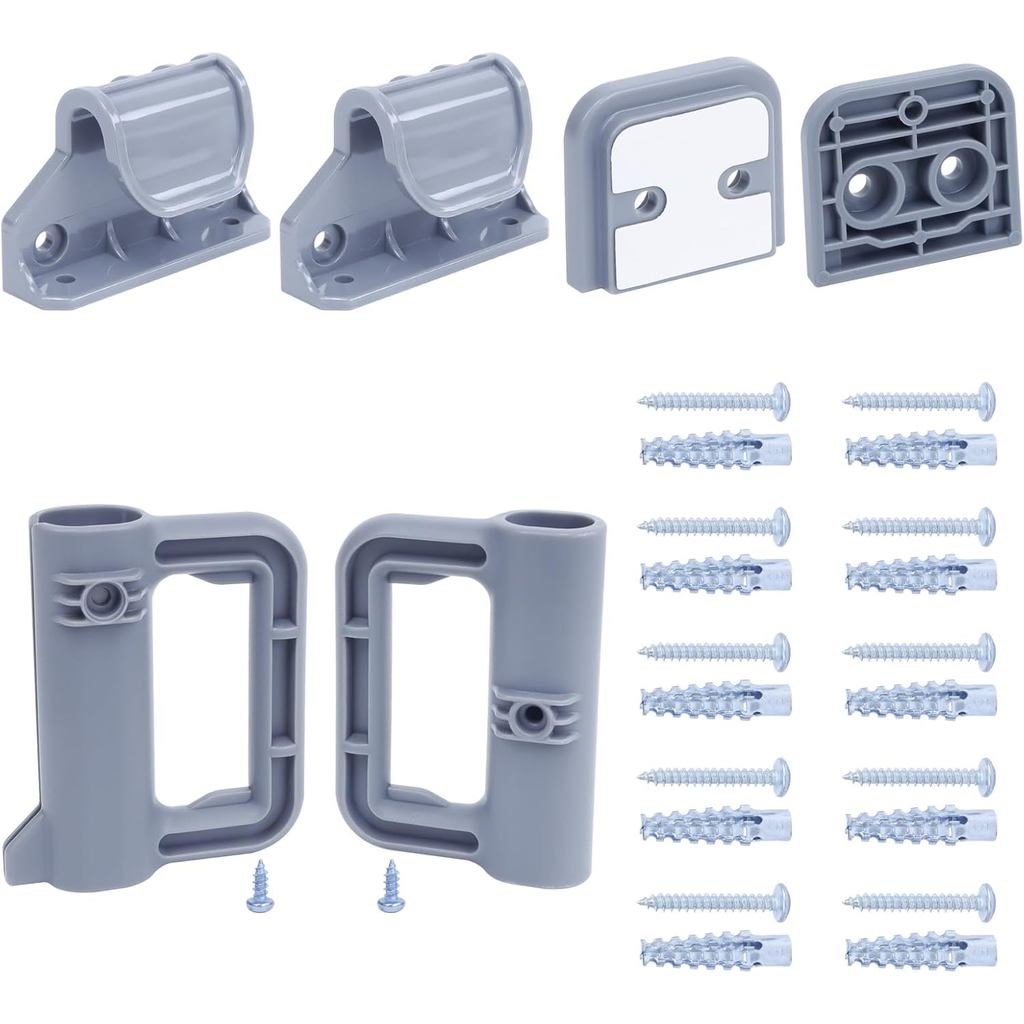 Peças de Reposição Stcockis para Portão Retrátil Reforçado para Cães, Conjunto Completo de Kits de Montagem na Parede co