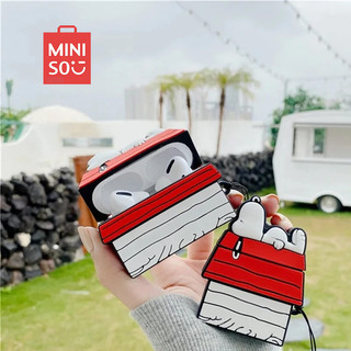 NOVA Capa de Fone de Ouvido Snoopy Compatível com Airpods Pro 1 2 3, Capa Protetora de Silicone para Fones de Ouvido Blu