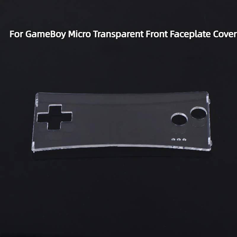 Dwbr Para Gameboy Micro Transparente Capa Frontal Sistema GBM E Acessórios De Película Protetora QDD
