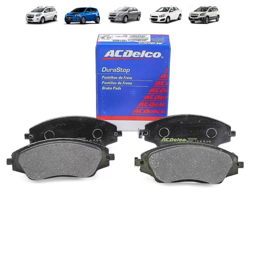 Jogo Pastilhas Freio Dianteiro Spin Cobalt 2012/2016 Sonic 2012/2014 Original ACDelco