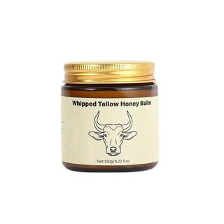 Bálsamo de Mel de Sebo de Gado Pastoreado Lopeie - 4 Oz, Creme Hidratante para Pele Macia e Suave - Hidratante Natural F