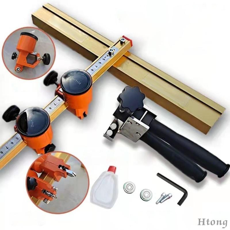 [Htong] Ferramenta De Corte De Vidro Autolubrificante Para Cortar Ladrilhos Cerâmicos , Porcelana E , Oficina DIY